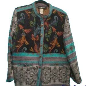 Woven Tapestry Jacket Size 14